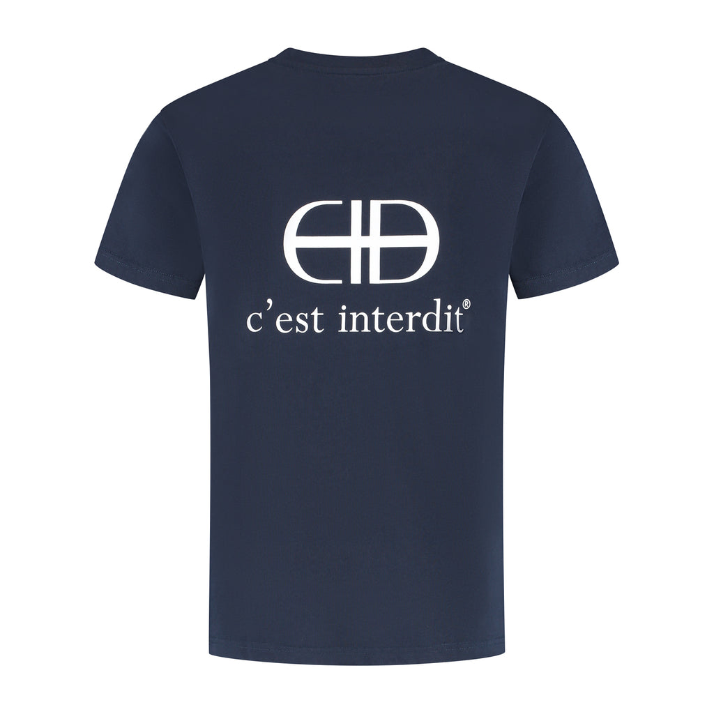 CID logo tee navy