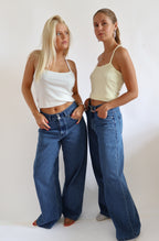 Denim pants wide-leg