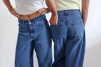 Denim pants wide-leg