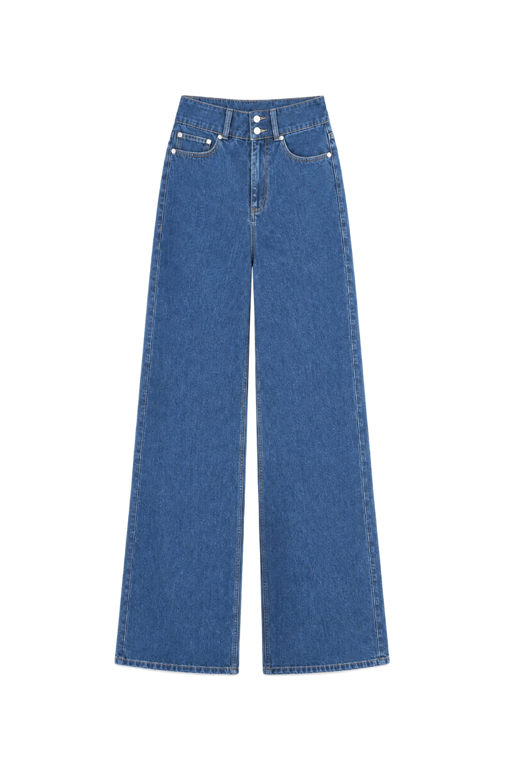 Denim pants wide-leg