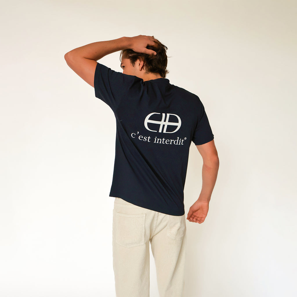 CID logo tee navy